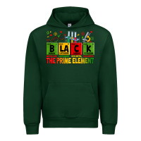Forest Green black the prime element Urban Hoodie - Zillion Design Studio
