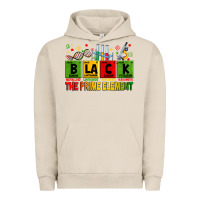 Pigment French Oak black the prime element Urban Hoodie - Zillion Design Studio