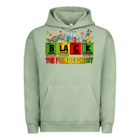 Pigment Oil Green black the prime element Urban Hoodie - Zillion Design Studio