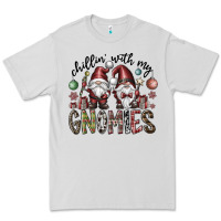 Dove Grey Chillin With My Gnomies Premium Tee - CowhideDigitalArt