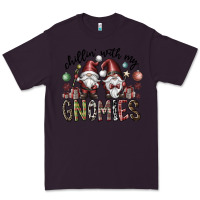 Plum Chillin With My Gnomies Premium Tee - CowhideDigitalArt