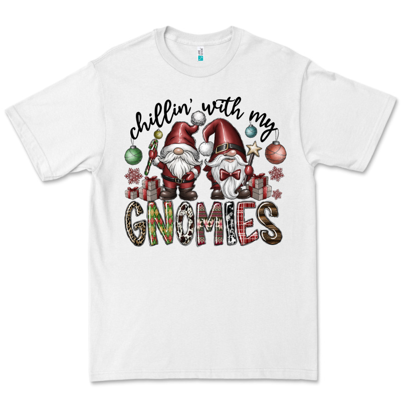 Chillin With My Gnomies Premium Tee by CowhideDigitalArt | Teevron