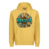 Antique Gold blessed sunflower Premium Hoodie - RanaPortraitStore