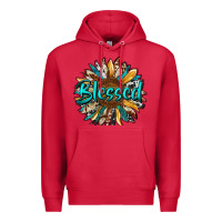 Cardinal blessed sunflower Premium Hoodie - RanaPortraitStore