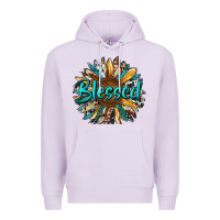 Lilac blessed sunflower Premium Hoodie - RanaPortraitStore
