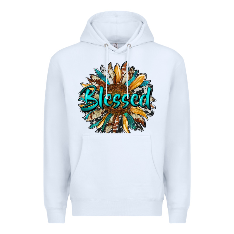 Blessed Sunflower Premium Hoodie by RanaPortraitStore | Teevron
