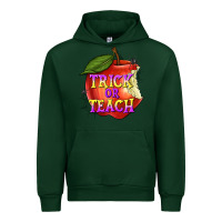 Forest Green Trick or Teach Urban Hoodie - texasbilliewilder