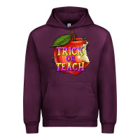 Mauve Wine Trick or Teach Urban Hoodie - texasbilliewilder