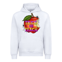 White Trick or Teach Urban Hoodie - texasbilliewilder