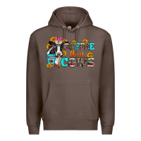 Coffee coffee then cows Premium Hoodie - Zillion Design Studio