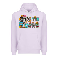 Lilac coffee then cows Premium Hoodie - Zillion Design Studio