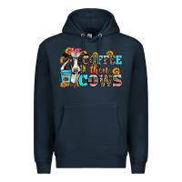 Navy coffee then cows Premium Hoodie - Zillion Design Studio