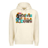 Sandshell coffee then cows Premium Hoodie - Zillion Design Studio