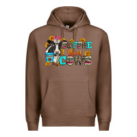 Chestnut coffee then cows Premium Hoodie - Zillion Design Studio