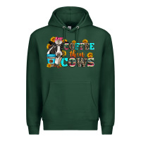 Sports Green coffee then cows Premium Hoodie - Zillion Design Studio