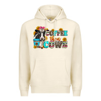 Tofu coffee then cows Premium Hoodie - Zillion Design Studio