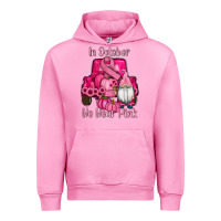 Fuchsia Pink breast cancer awareness pink truck gnomes Urban Hoodie - RanaPortraitStore