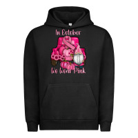Pigment Black breast cancer awareness pink truck gnomes Urban Hoodie - RanaPortraitStore