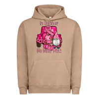 Breast Cancer Awareness Pink Truck Gnomes Urban Hoodie | Teevron