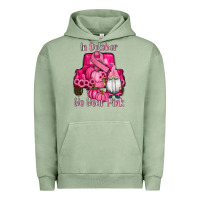 Pigment Oil Green breast cancer awareness pink truck gnomes Urban Hoodie - RanaPortraitStore