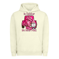 Pigment Pistachio breast cancer awareness pink truck gnomes Urban Hoodie - RanaPortraitStore
