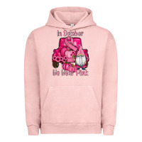 Pigment Salmon breast cancer awareness pink truck gnomes Urban Hoodie - RanaPortraitStore