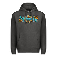 Charcoal Heather blessed mom Premium Hoodie - RanaPortraitStore