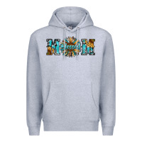 Heather Grey blessed mom Premium Hoodie - RanaPortraitStore