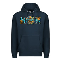Navy blessed mom Premium Hoodie - RanaPortraitStore