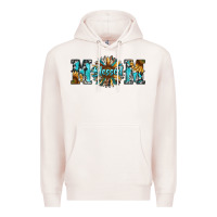 Pale Pink blessed mom Premium Hoodie - RanaPortraitStore