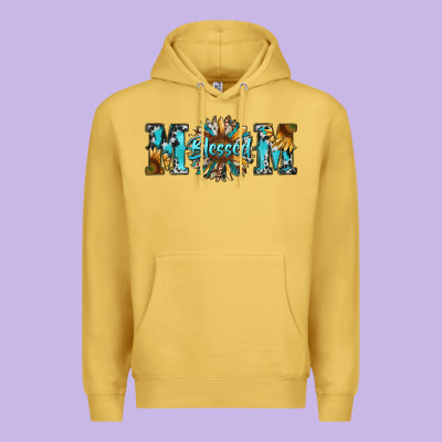 Blessed Mom Premium Hoodie Designed By Ranaportraitstore