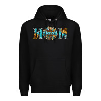 Black blessed mom Premium Hoodie - RanaPortraitStore