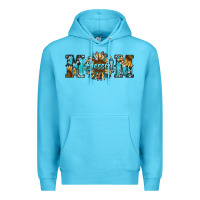 Ocean Blue blessed mom Premium Hoodie - RanaPortraitStore