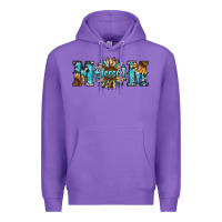 Purple blessed mom Premium Hoodie - RanaPortraitStore