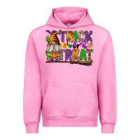 Fuchsia Pink Trick or Treat Urban Hoodie - texasbilliewilder