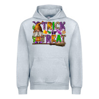 Heather Grey Trick or Treat Urban Hoodie - texasbilliewilder