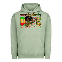 Pigment Oil Green unapologetically dope Urban Hoodie - Zillion Design Studio