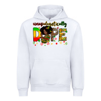 White unapologetically dope Urban Hoodie - Zillion Design Studio