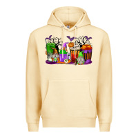 Pina Colada Halloween Gnomes Coffee Cups Premium Hoodie - texasbilliewilder