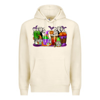 Tofu Halloween Gnomes Coffee Cups Premium Hoodie - texasbilliewilder