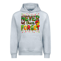 Heather Grey never let them forget Urban Hoodie - Zillion Design Studio