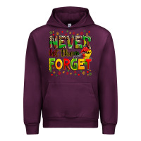 Mauve Wine never let them forget Urban Hoodie - Zillion Design Studio