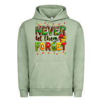 Pigment Oil Green never let them forget Urban Hoodie - Zillion Design Studio