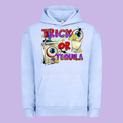 Trick Or Tequila Urban Hoodie Designed By Texasbilliewilder