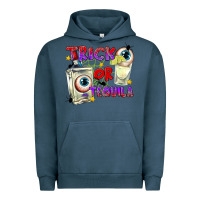 Pigment Midnight Navy Trick or Tequila Urban Hoodie - texasbilliewilder