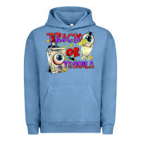 Pigment Pebble Blue Trick or Tequila Urban Hoodie - texasbilliewilder