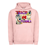Pigment Salmon Trick or Tequila Urban Hoodie - texasbilliewilder