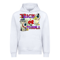 White Trick or Tequila Urban Hoodie - texasbilliewilder
