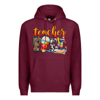 Burgundy teacher fuel Premium Hoodie - Zillion Design Studio