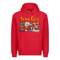 Red teacher fuel Premium Hoodie - Zillion Design Studio